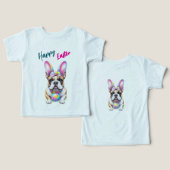 Franse Bulldog Bunny Pasen Bulldogge (Ontwerp Voorkant & Achterkant)