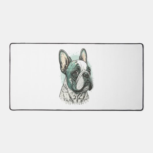 Franse bulldog bureaumat (Voorkant)
