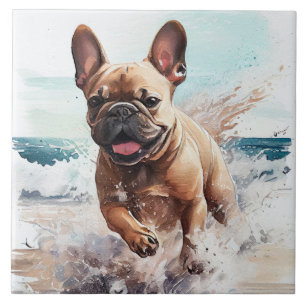 Franse Bulldog cadeau Tegeltje