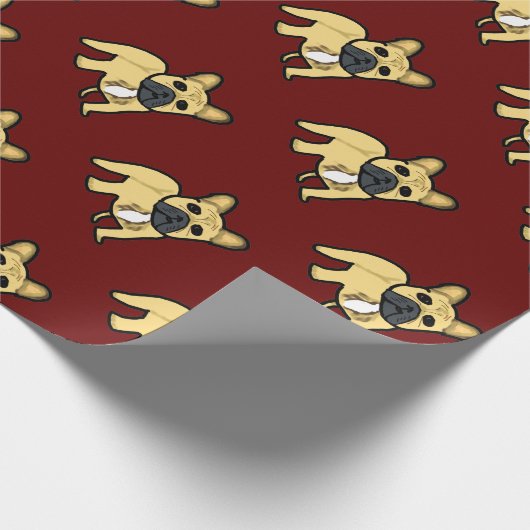 Franse Bulldog Cadeaupapier (Hoek)