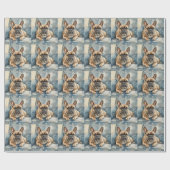 Franse Bulldog Cadeaupapier (Vlak)