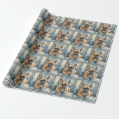 Franse Bulldog Cadeaupapier (Uitgerold)