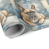 Franse Bulldog Cadeaupapier (Rol Hoek)