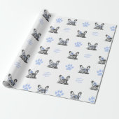 Franse Bulldog Cadeaupapier (Uitgerold)