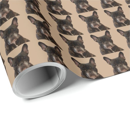 Franse Bulldog Cadeaupapier (Rol Hoek)
