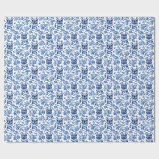 Franse Bulldog Cadeaupapier (Vlak)