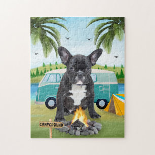 Franse Bulldog Camping Legpuzzel