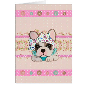 Franse Bulldog Card (Blank)
