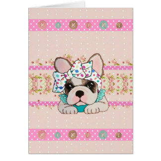 Franse Bulldog Card (Blank)