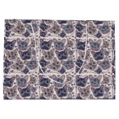 Franse Bulldog Cartoon Head, naadloos patroon Groot Cadeauzakje (Achterkant)