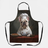 Franse Bulldog Chef Frenchie Schort (Voorkant)