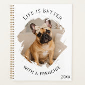 Franse Bulldog citaat foto 2027 Planner (Voorkant)