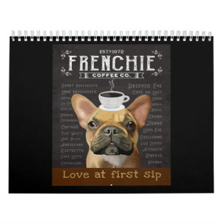 Franse Bulldog Coffee Kalender
