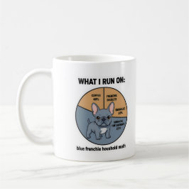 Franse Bulldog Coffee Knuffels Grappige Infographi Koffiemok