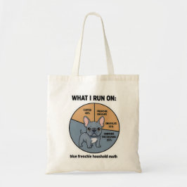 Franse Bulldog Coffee Knuffels Grappige Infographi Tote Bag