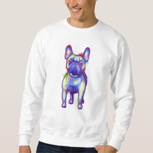 Franse Bulldog Colorful Trui (Voorkant)
