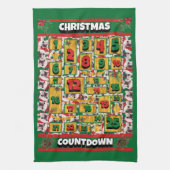 Franse Bulldog Counterdown-kerstrecorder Theedoek (Verticaal)