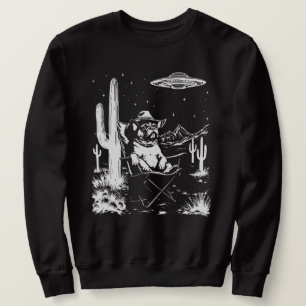 Franse Bulldog Cowboy UFO Trui