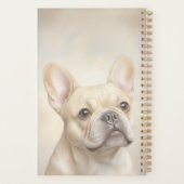 Franse Bulldog Cream Frenchie Portret Persoonlijk Planner (Achterkant)