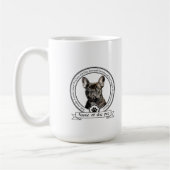 Franse Bulldog Credo Coffee Mok (Links)