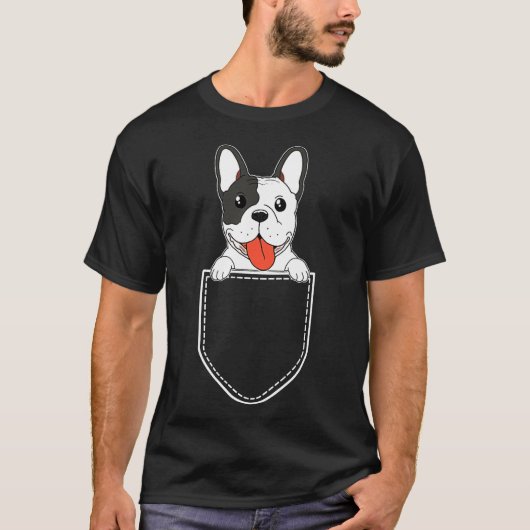 Franse Bulldog Cudly Dog T-shirt (Voorkant)