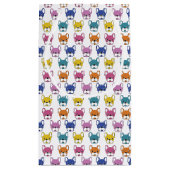 Franse Bulldog Custom Gift Bag - klein, glanzend Klein Cadeauzakje (Achterkant)