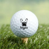 Franse Bulldog Custom Naam Handtekening Golfballen (Insitu Shirt)
