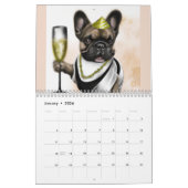 Franse Bulldog Cute Frenchie Photo Calendar Kalender (Jan 2026)