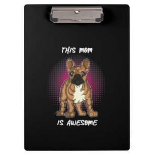 Franse Bulldog Cute Gifts Women Mannen Kinder Klembord