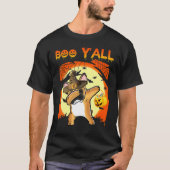Franse Bulldog Dabbing Boo Yall Ghost Halloween Do T-shirt (Voorkant)