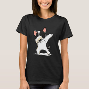 Franse Bulldog Dabbing Frenchie Dog Dab T-shirt