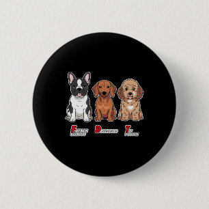 Franse Bulldog Dachshund Toy Poodle Grappig Subtie Ronde Button 5,7 Cm