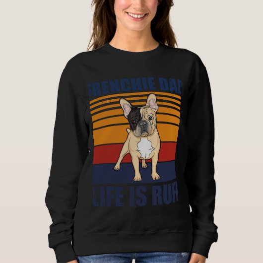 Franse Bulldog Dad Cute Frenchie Dog Trui (Voorkant)