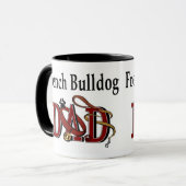 Franse Bulldog Dad Gifts Mok (Voorkant links)