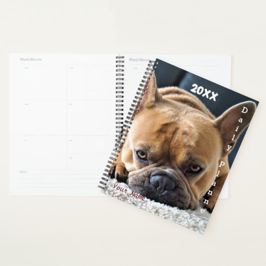Franse Bulldog - Dagelijkse Planner- HAMbWG Planner (Display)