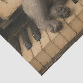 Franse Bulldog Decoupage Tissuepapier Meubelen (Detail)