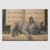 Franse Bulldog Decoupage Tissuepapier Meubelen (Voorkant)