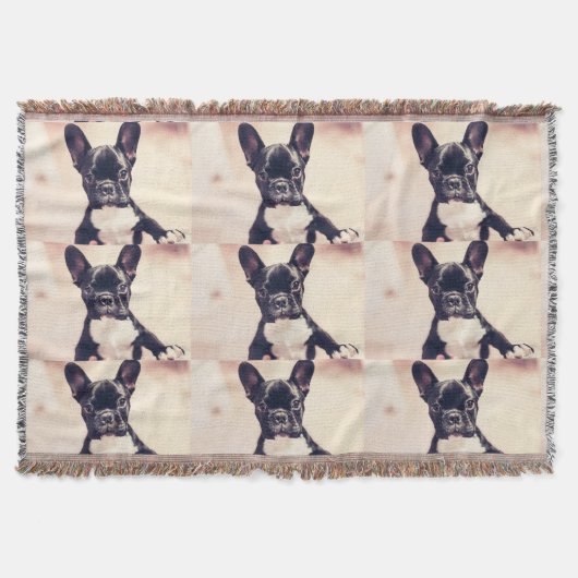 Franse Bulldog Deken (Voorkant)