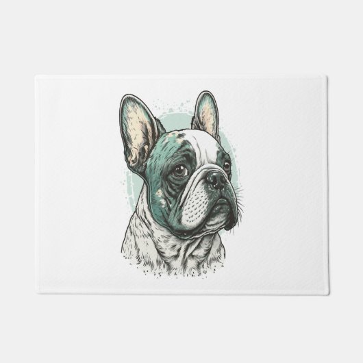 Franse bulldog deurmat (Voorkant)
