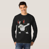 Franse Bulldog Dog Dab Dance T-shirt (Voorkant volledig)