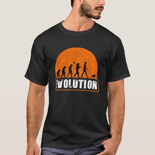 Franse Bulldog Dog Dad Human Evolution for Men T-shirt (Voorkant)