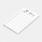 Franse Bulldog Dog, gepersonaliseerd om lijst te d Post-it® Notes (Schuin)