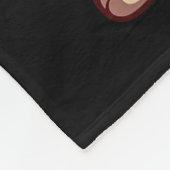 Franse Bulldog Dog I Love mama Tattoo Lover Funny  Fleece Deken (Hoek)