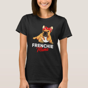 Franse Bulldog Dog Mam Girls T-shirt