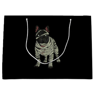 Franse Bulldog Dog Mummy Halloween Gift Groot Cadeauzakje