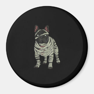 Franse Bulldog Dog Mummy Halloween Gift Magneet