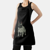 Franse Bulldog Dog Mummy Halloween Gift Schort (Insitu)