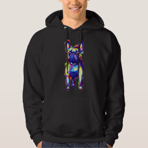 Franse Bulldog Dog voor vrouwen Kinder Mannen Hoodie