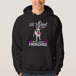 Franse Bulldog Dog Women Girls Hoodie