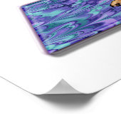 Franse Bulldog Doing Upward Dog Yoga Pose Poster (Hoek)